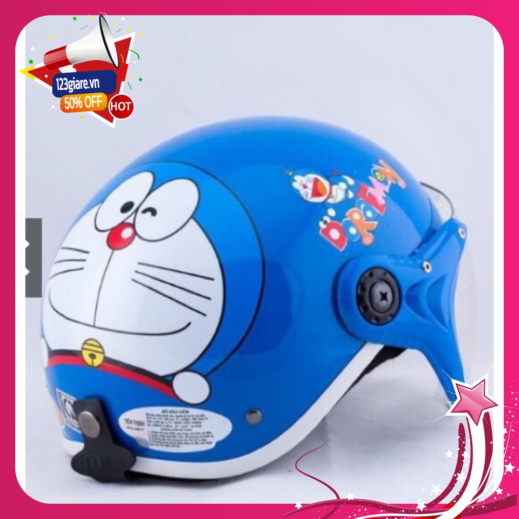 Mũ bảo hiểm trẻ em Doreamon cao cấp