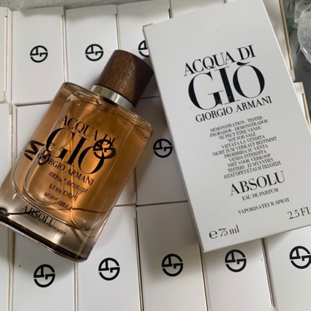 Nước hoa nam tester acqua di gio absolu edp 75ml (như hình)