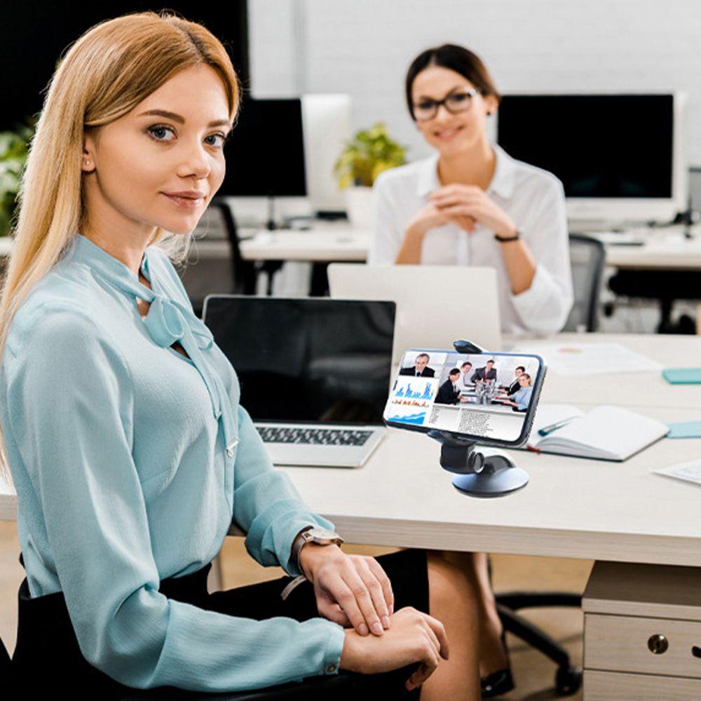 Giá Đỡ Điện Thoại Có Thể Điều Chỉnh Xoay 360 Độ Gắn Xe Hơi