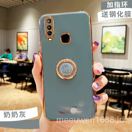 Ốp Điện Thoại Silicon Có Giá Đỡ Cho Vivo Y12 Vivo Y15 Vivo Y17 Y12i