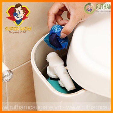 Gói 10 Viên Thả Bồn Cầu Khử Mùi Diệt Khuẩn, Viên tẩy toilet khử trùng, khủ mùi, sạch sẽ sang trọng chống tắc bồn cầu