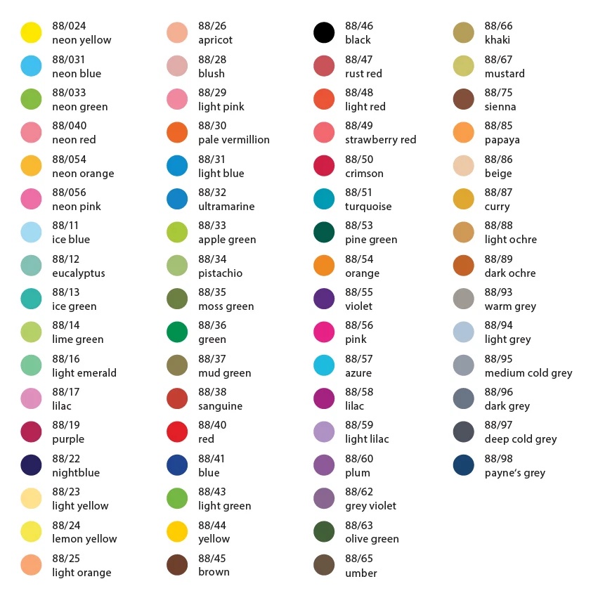 Bút kim màu STABILO Point 88 PT88 THEARTSHOP