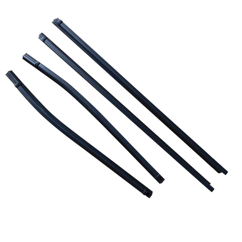 Set 4 Dây Cao Su Niêm Phong Viền Kính Cửa Sổ Xe Hơi Isuzu D-MAX Pickup 2010-2020