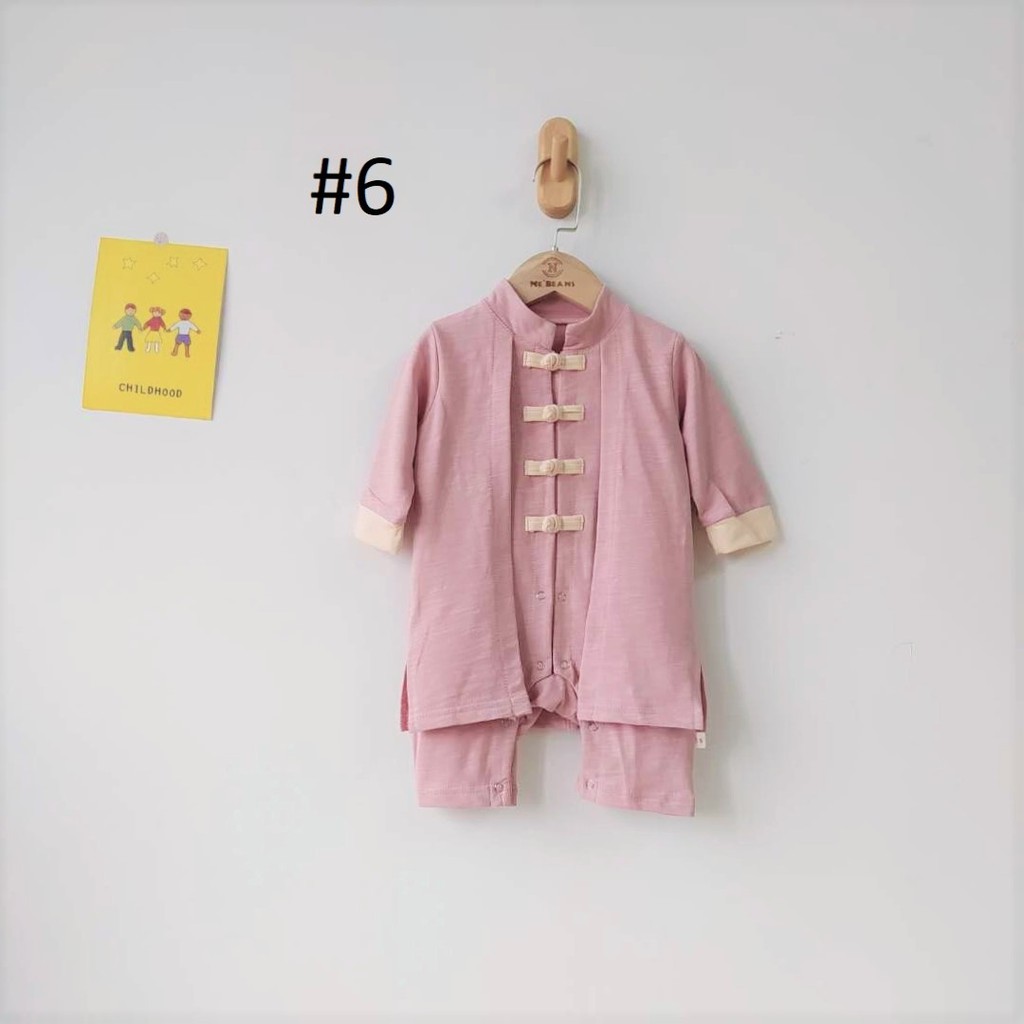 Áo dài cách tân Hán phục bé trai bé gái body công tử bodysuit cho bé mặc tết