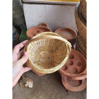 GIỎ ĐỰNG TRẦU MÂY TRE ĐAN