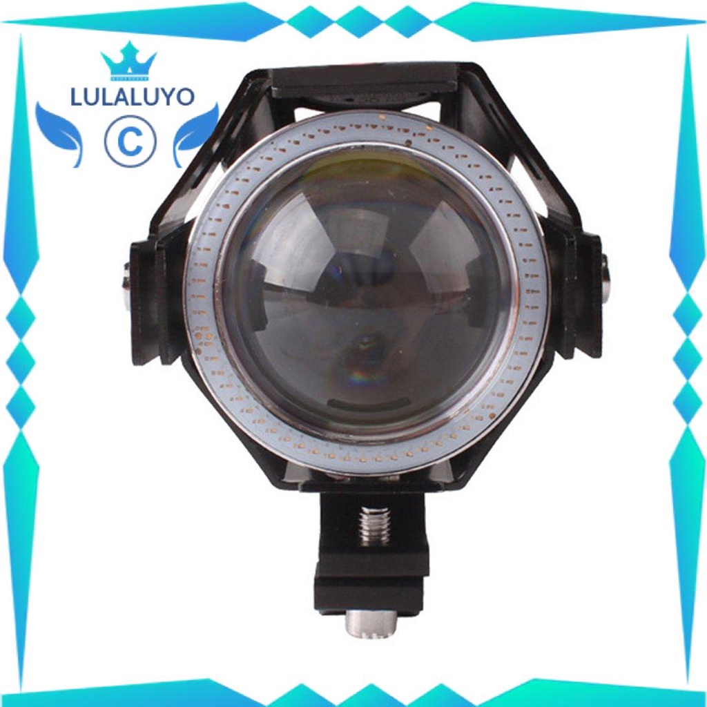 [Giá thấp] Universal Motorcycle Headlight Waterproof LED Turn Signal Light U6 Spotlight .lu