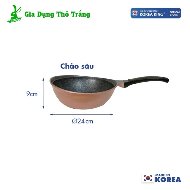 Chảo Chống Dính KoreaKing KW-24CI (24cm) Cao Cấp