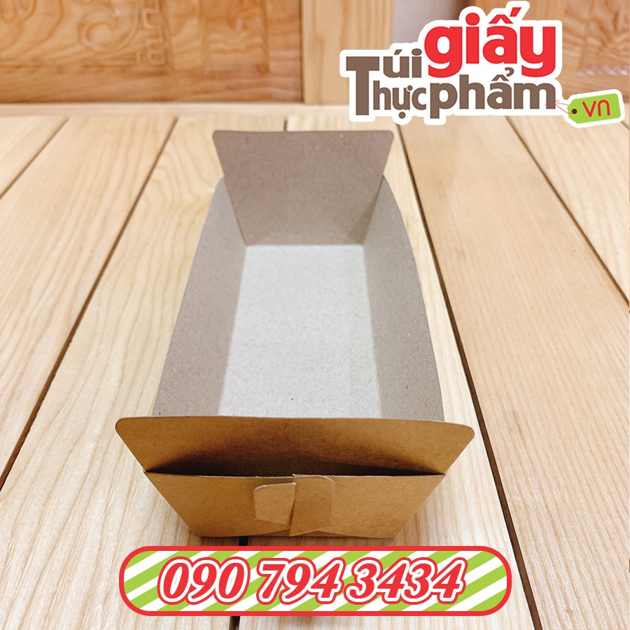 250 Khay Giấy Kraft Thực Phẩm