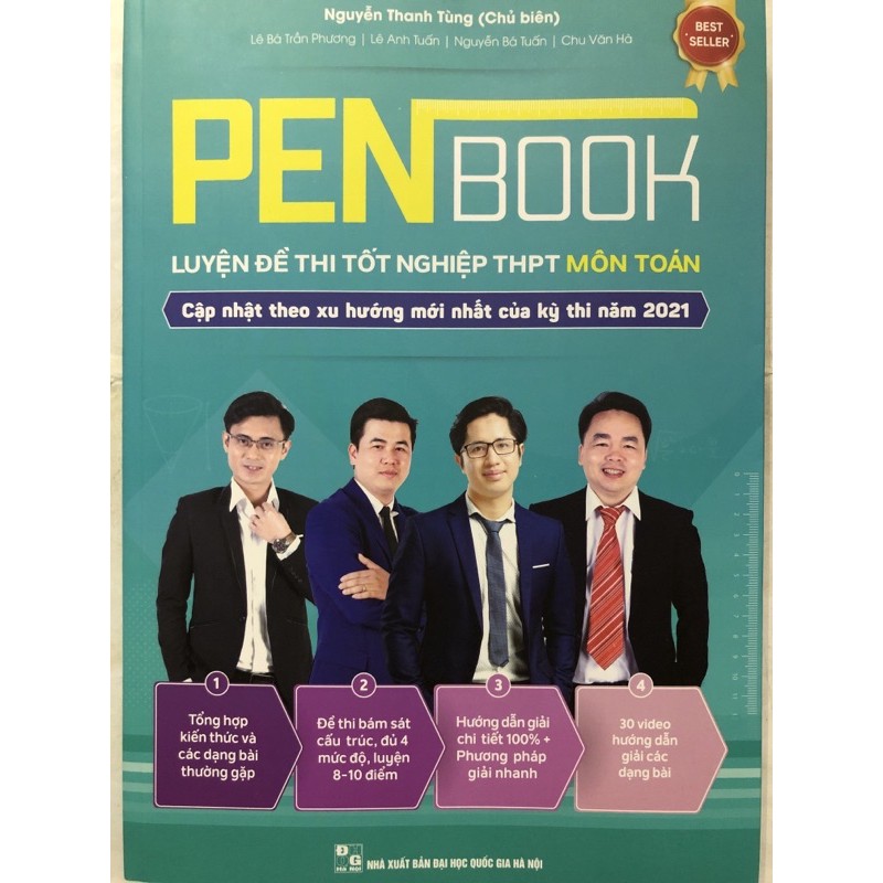 Sách - PenBook Luyện đề thi THPT quốc gia Môn Toán