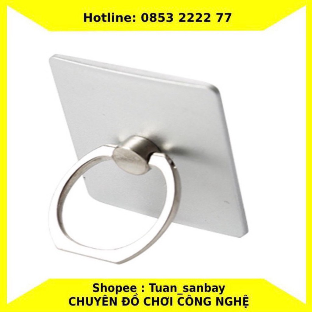 Nhẫn (ring) xỏ ngón tay giữ điện thoại xoay 360 độ