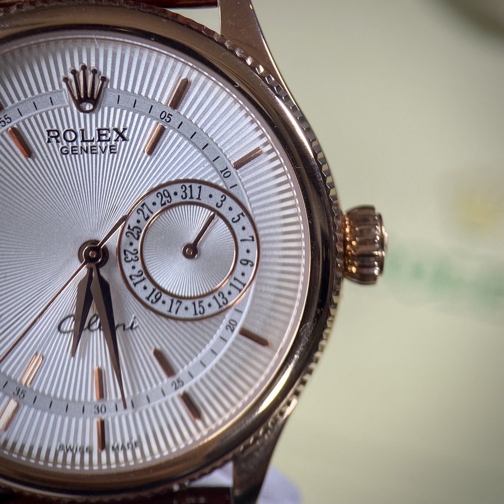 Đồng hồ nam Rolex Cellini bản 4 kim size 40mm full mẫu máy cơ Automatic Thụy Sĩ
