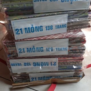 Sổ caro 21*33 cm. loại 136 trang