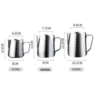 Ca đánh sữa inox 350ml/ 550ml/ 900ml