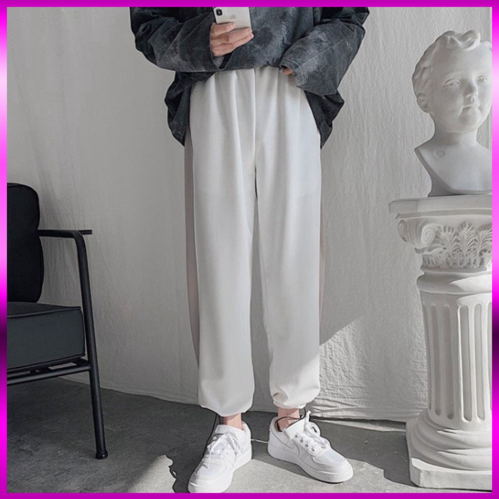 Quần jogger dây rút kiểu dáng Ulzzang thể thao siêu hot | BigBuy360 - bigbuy360.vn