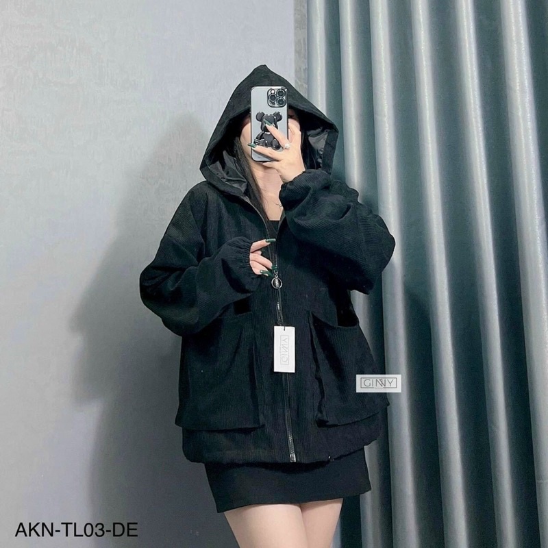 Áo khoác nhung tầm bigsize