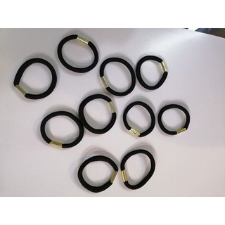 Set 10 dây thun trơn cột tóc, làm đồ cột tóc handmade