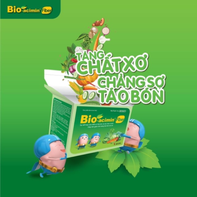 Bio-acimin Fiber - Đặc chế dành riêng cho trẻ táo bón