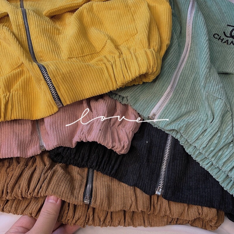 Áo khoác bigsize nhung gân có logo siêu đẹp 55-85kg