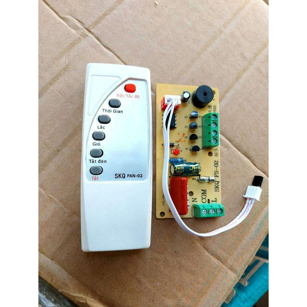 Bộ mạch điều khiển quạt từ xa,điều khiển từ xa cho quạt,tuốc năng điện ,moto giảm tốc,bộ điều khiển SKQ tiếng việt