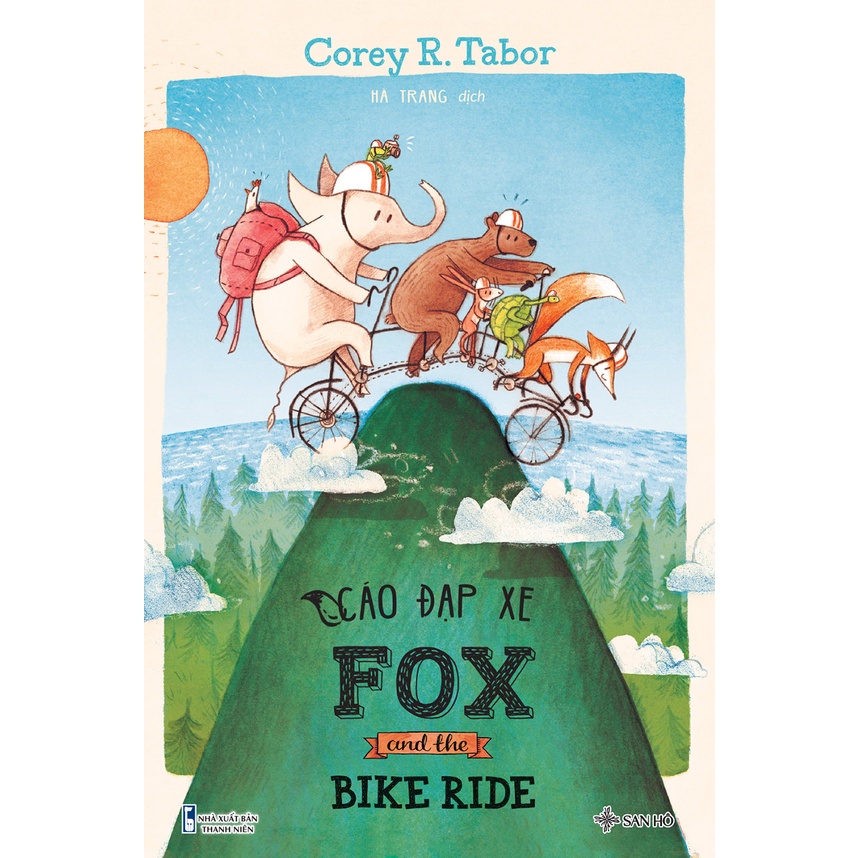 Sách Thiếu Nhi Song Ngữ | Cáo Đạp Xe - Fox and the Bike Ride | Sách Song Ngữ Cho Bé | Corey R. Tabor | San Hô Books