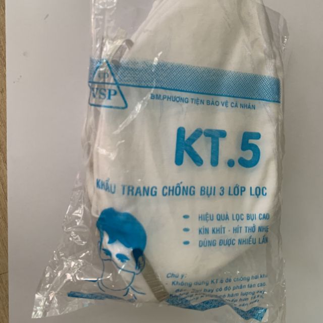Khẩu trang KT5 ( combo 10 cái )