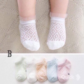 Sét 5 đôi tất lưới cho bé trai/ bé gái