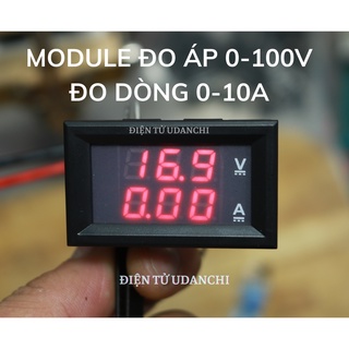Module đo áp 0-100v và đo dòng 10a