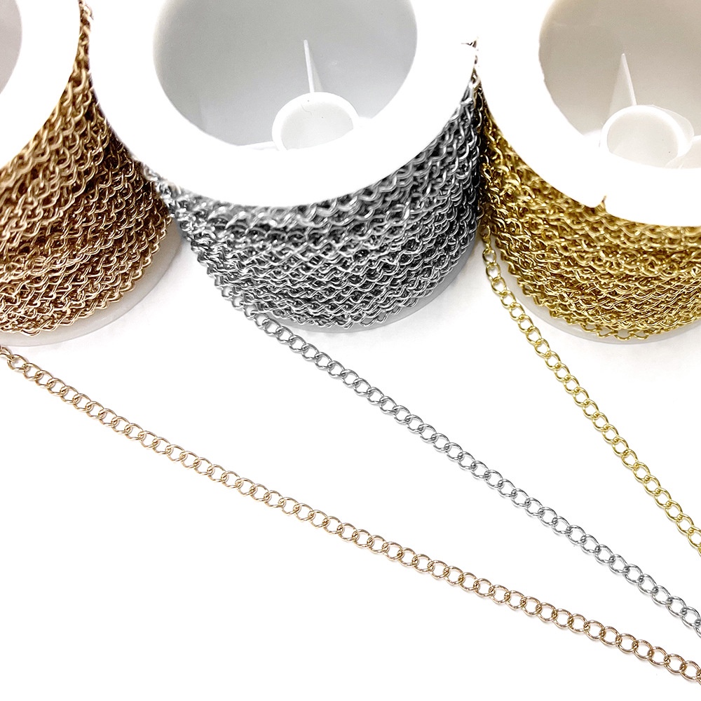 Túi 5m Dây Xích Bằng Thép Không Gỉ Dùng Để Làm Trang Sức diy