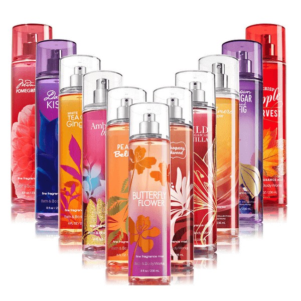 Xịt Thơm Toàn Thân Bath And Body Works 236ml (BBW into the night, gingham,..)