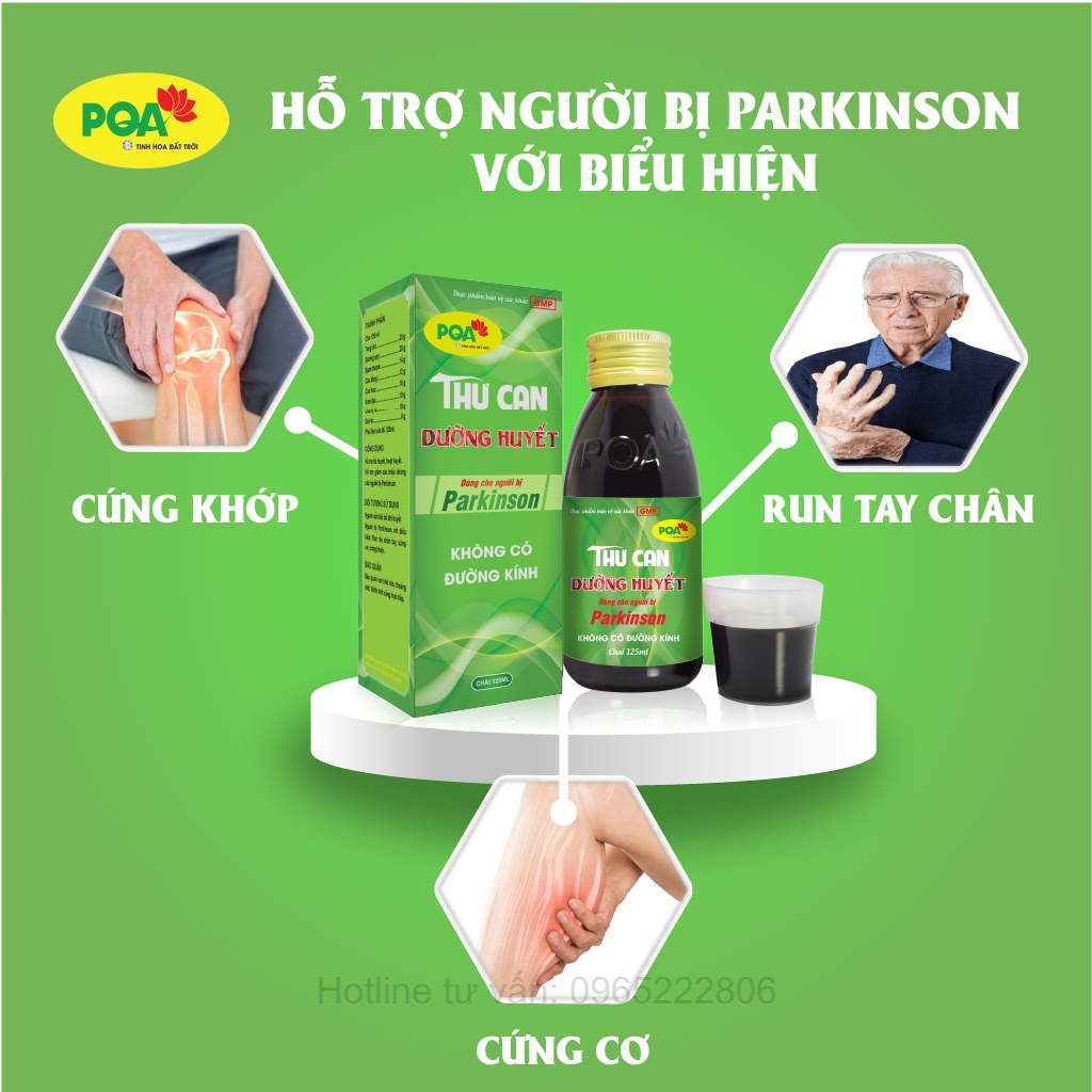 PQA Thư can dưỡng huyết dùng cho người bị parkinson chai 125ml