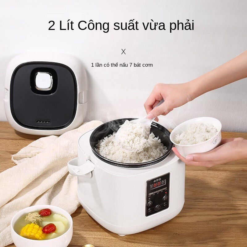 Nồi cơm điện tại nhà thông minh mini hẹn đa năng 1 nhỏ 3 ký túc 4 đơn 2 cháo chống dính