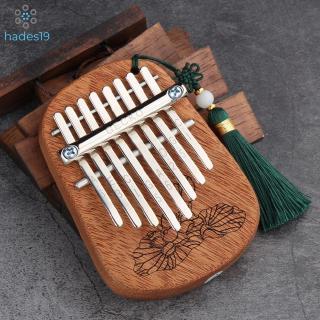 GECKO 8 Keys Finger Kalimba Thumb Piano Portable Beginners Keyboard Marimba Wood Musical Instrument