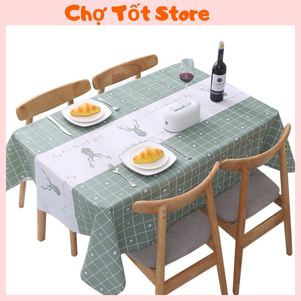[FREESHIP 50k] khăn Thảm Trải Bàn Nhựa PVC Chống Thấm Nước 88107 Chợ Tốt Store