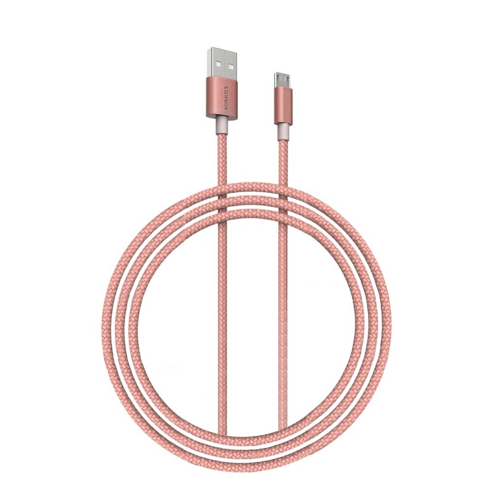 Cáp sạc nhanh micro USB Romoss CB05n bọc Nylon dài 1m / Sạc nhanh 2A cho Android