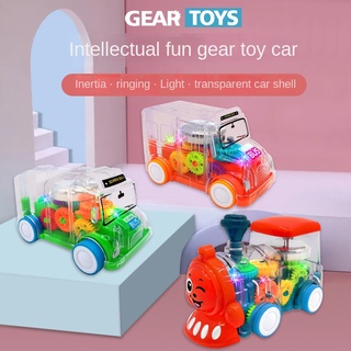 Xe Buýt Đồ Chơi MY00252 Trong Suốt Dạ Quang Thông Dụng Cho Trẻ Em
