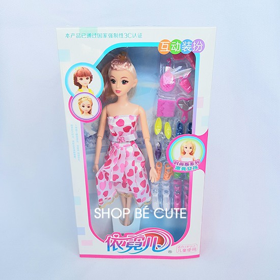 Đồ chơi búp bê, Búp bê công chúa Elsa,Bộ sưu tập giầy cho búp bê, Búp bê cho bé gái, búp bê Hello Kitty