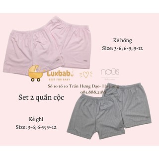 Nous chính hãng- Set 2 quần cộc