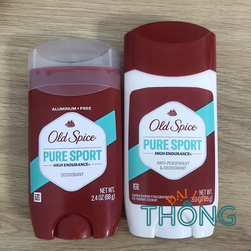 Sáp khử mùi Old Spice Pure Sport 68g/85g - Lăn nách nam Old Spice Fiji/Bearglove/Wolfthorn/Timber 73g