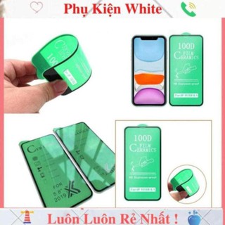 Cường lực iphone dẻo 100d full màn - cường lực dẻo chống mẻ vỡ viền