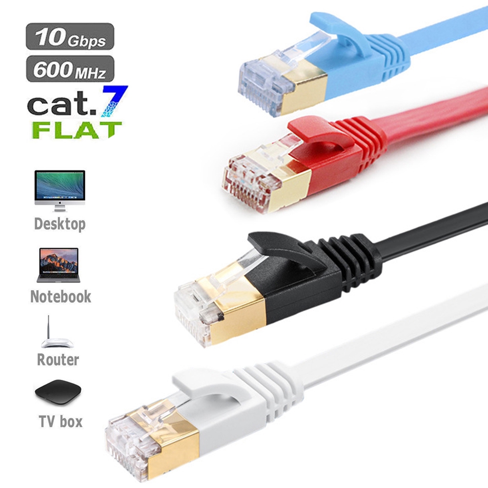 Dây cáp mạng Ethernet dẹt 10Gbps tốc độ cao chuyên dụng cho máy tính | BigBuy360 - bigbuy360.vn