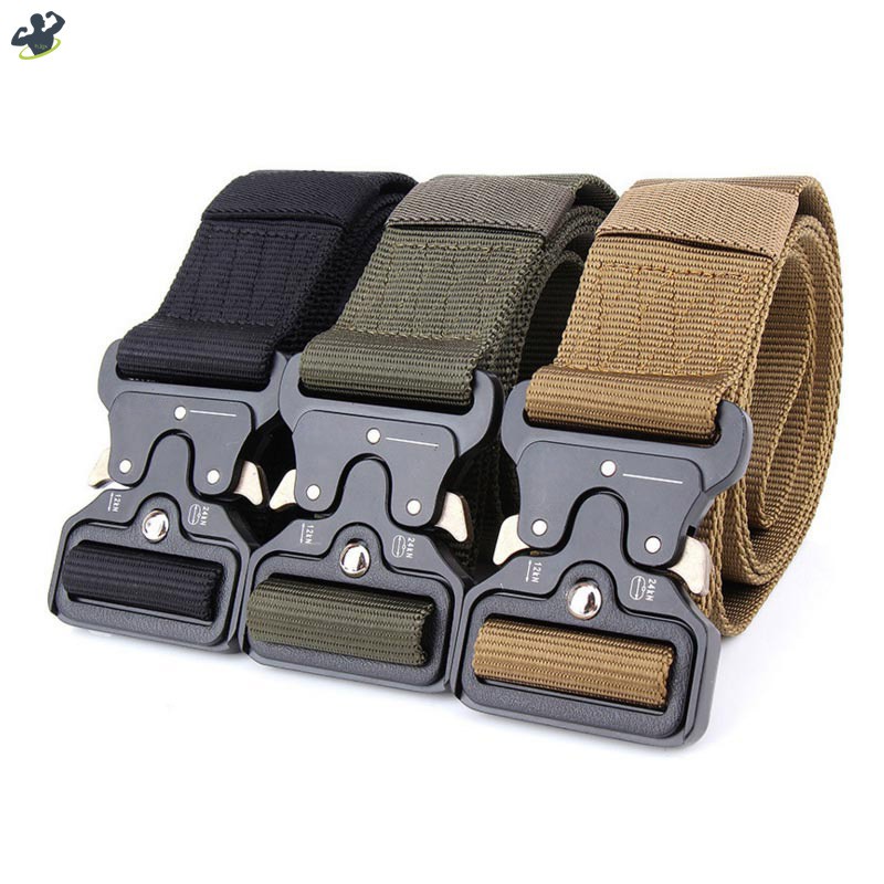 Dây nịt nylon 3.8cm cho nam kiểu quân đội phù hợp cho hoạt động ngoài trời