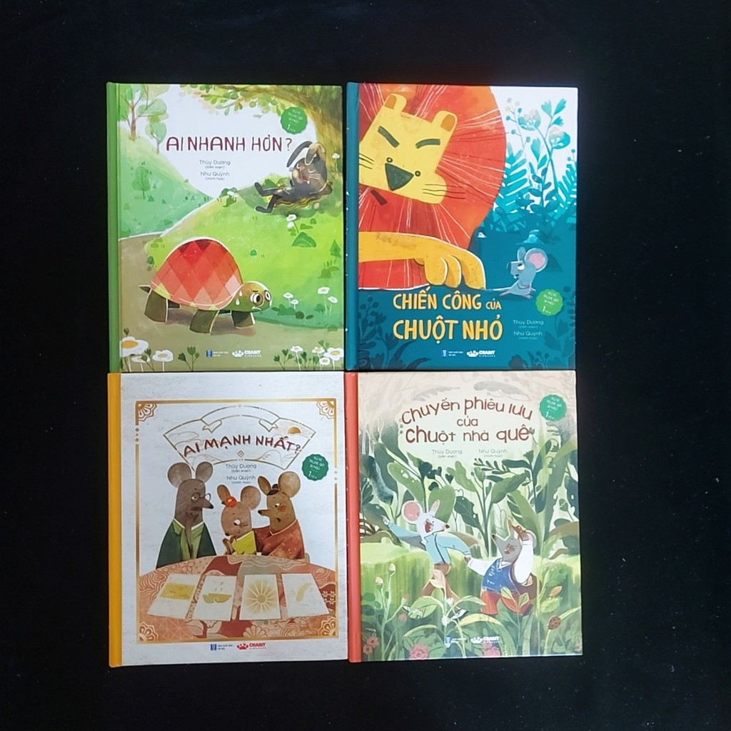 Sách- Truyện đọc trước giờ đi ngủ dành cho bé 1 tuổi (4 cuốn)