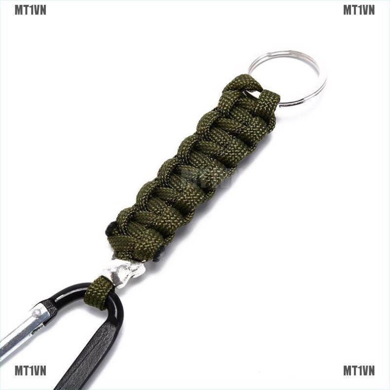 Sale 69% Móc chìa khóa dạng dây paracord sinh tồn tiện lợi, Army green Giá gốc 24000đ- 118B40-2