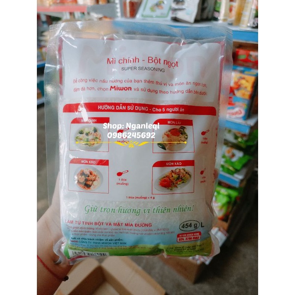 Mì chính Miwon gói 454g