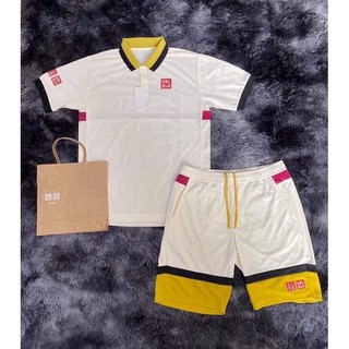 Set tennis uniqlo KEI NISHIKORI