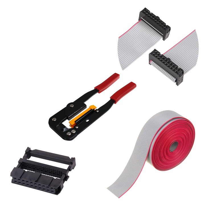Kìm Bấm Dây Bẹ  TU-214 Dùng Cho Đầu Dập IDC 2.54mm và 2.00mm