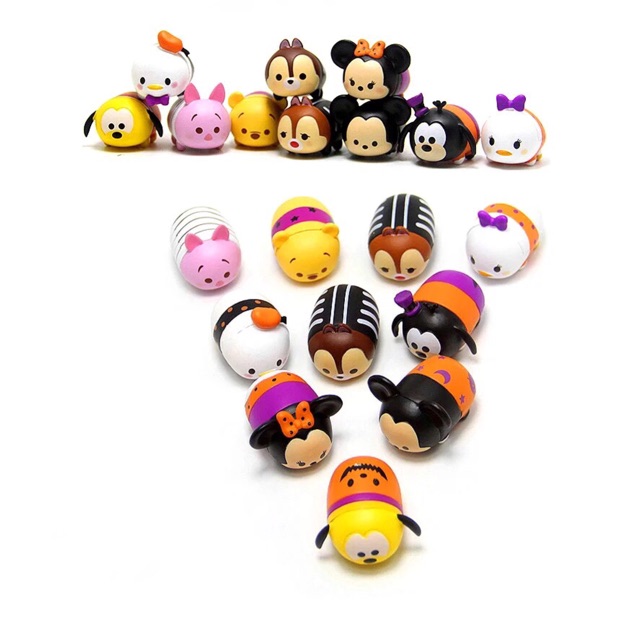 Bộ mô hình Disney Tsum Tsum Halloween (Không Hộp)