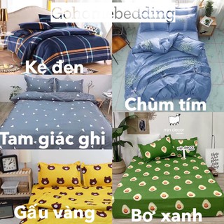 Vỏ Chăn Ga Gối Poly 5 món cotton poly cao cấp ( được chọn mẫu)