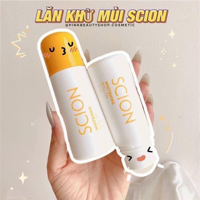 [MẪU MỚI] Lăn Khử Mùi Scion Nuskin 75ml , Khử Mùi Giảm Thâm Và Hương Thơm Dịu Nhẹ