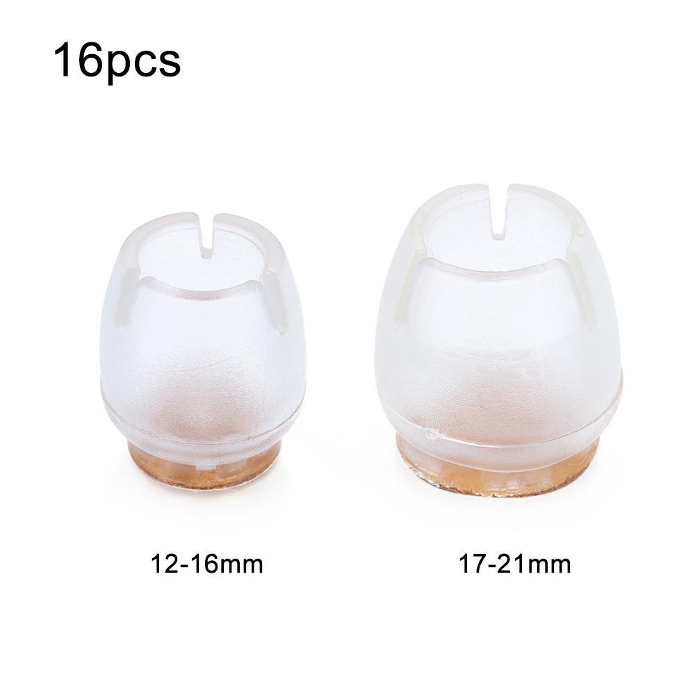 YOLA Bộ 16 Miếng Đệm Chân Bàn Ghế Bằng Silicone